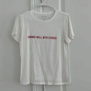 White graphic T-Shirt